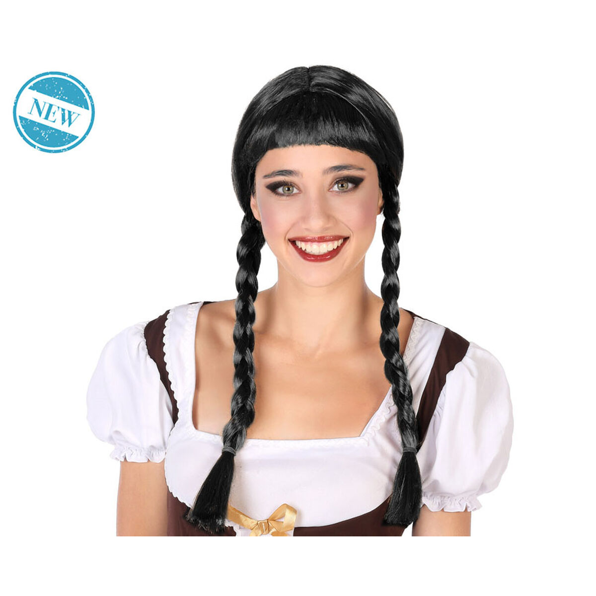 Perücke Schwarz